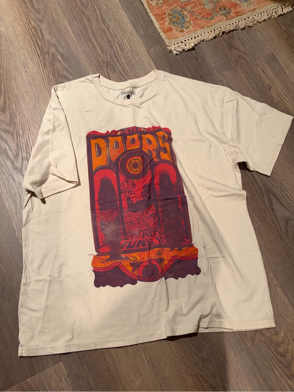 The Doors Graphic Short Sleeve Tee - Cream